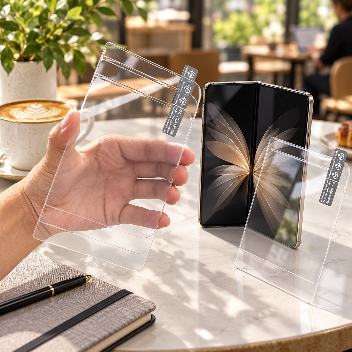 Premium iPhone Screen Protector Tempered Glass 9H HD Clear Anti Fingerprint Scratch Resistant Anti Shatter AR Film 3D Coverage Compatible with iPhones