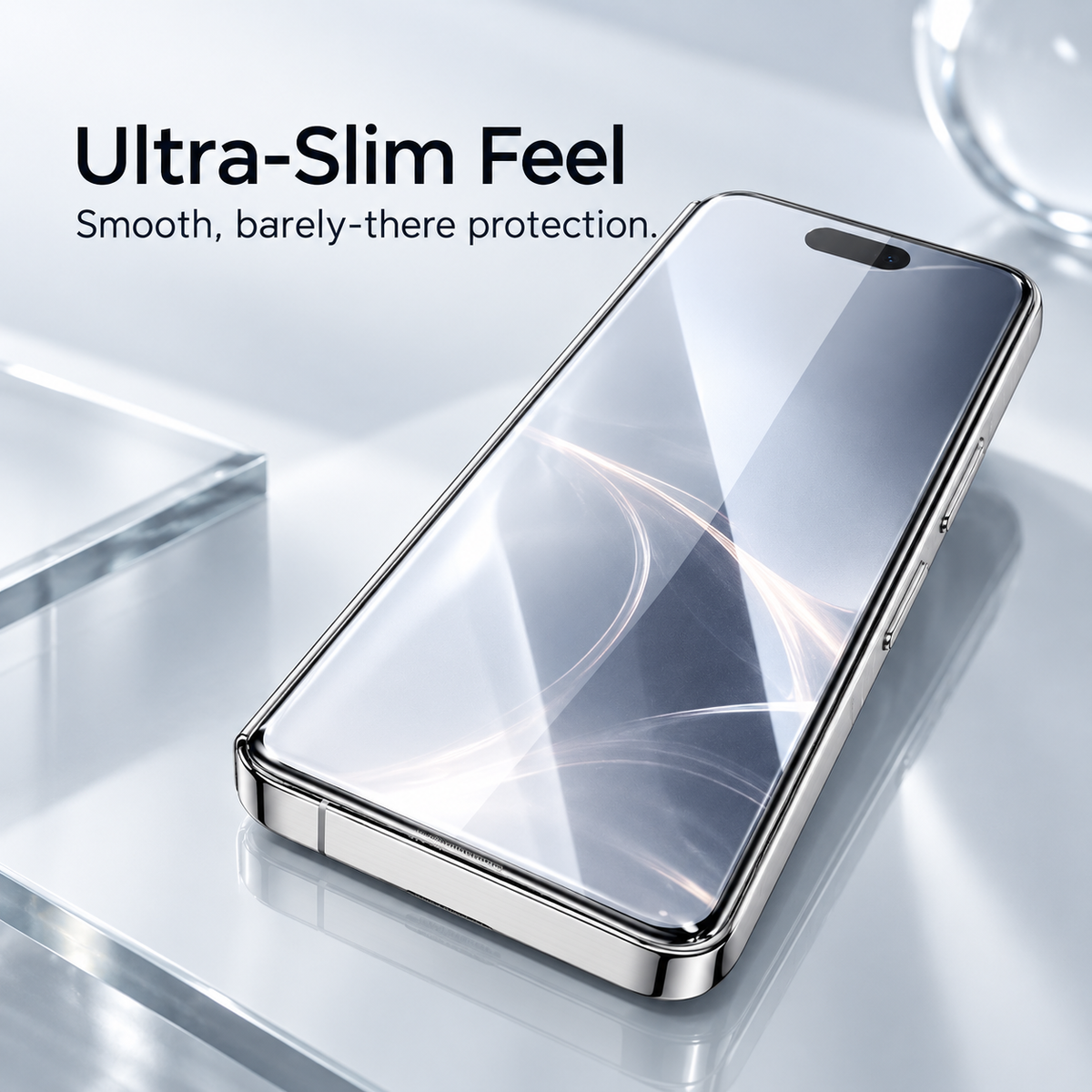 Premium iPhone Screen Protector Tempered Glass 9H HD Clear Anti Fingerprint Scratch Resistant Anti Shatter AR Film 3D Coverage Compatible with iPhones
